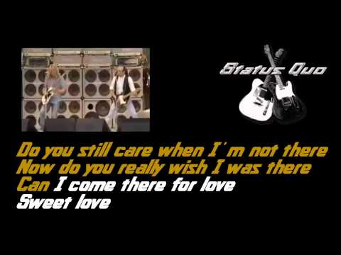 Status Quo - Caroline (Lyrics)