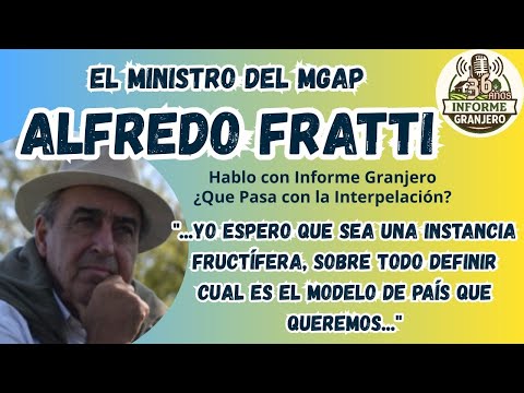 Informe Granjero dialogo con el Ministro Alfredo Fratti del #MGAP en la Estanzuela, Colonia