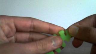 Small Rubber Fish Bone Earphone Cord Wrap Green Demo Video