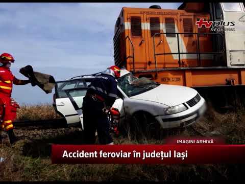 Accident feroviar în județul Iași
