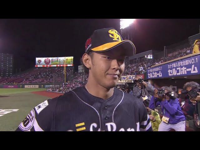 ホークス・今宮選手ヒーローインタビュー 2018/9/11 E-H