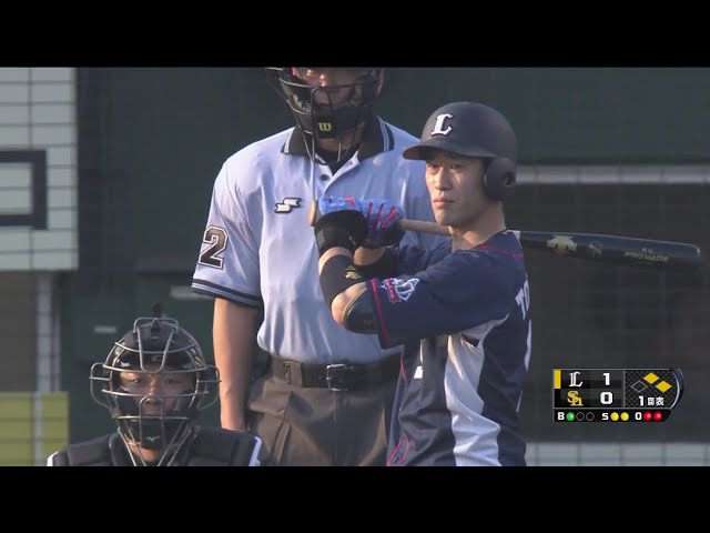 【1回表】ライオンズ・外崎 逆方向へ2点タイムリー3ベース!! 2018/7/18 H-L