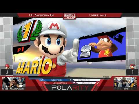 CFL Smackdown 161 WiiU - MVG | RoguePenguin (Mario) vs Dyr (Diddy Kong) - Losers Finals