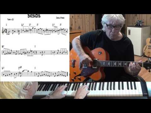 Barbados ( slow ) - Jazz guitar & piano cover ( Charlie Parker )