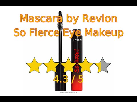 Let's review Mascara by Revlon So Fierce Eye Makeup