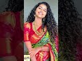Anupama Parameswaran The Curly Hair Queen Drop Dead Gorgeous In Saree Shorts Saree Fashion MB