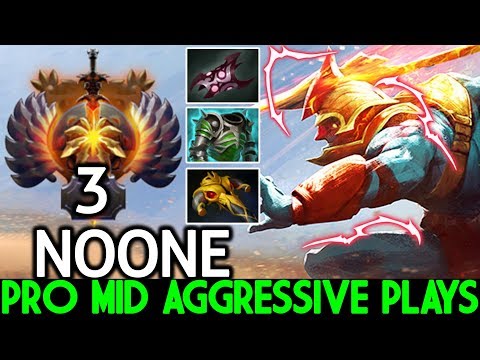 NOONE [Huskar] Epic Raid Boss Top Mid Aggressive Plays 7.22 Dota 2
