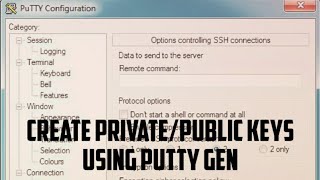 Putty Tool | Generate Keys