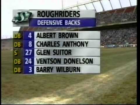 CFL 1993 WEST SEMI FINAL SASKATCHEWAN ROUGHRIDERS AT EDMONTON ESKIMOS