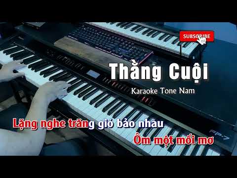 Thằng Cuội Karaoke Tone Nam | Tuấn Lê Piano