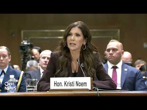 WATCH: ‘We have no plans’ to put ICE or CBP officers at polling places, Noem says