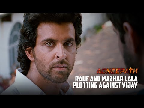 Rauf and Mazhar Lala plotting against Vijay | Agneepath (2012) | Hrithik Roshan, Rishi Kapoor
