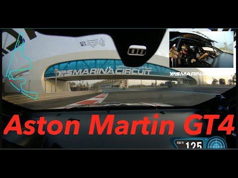 Yas Marina GP Circuit - New Layout - Laps in Aston Martin GT4, & in Porsches GT3MR & GT3RS
