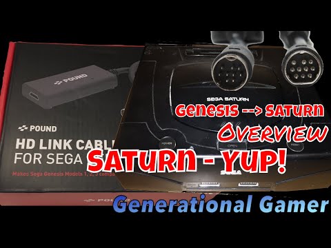 How To Use a Pound HDMI Adapter For The Sega Genesis For The Sega Saturn