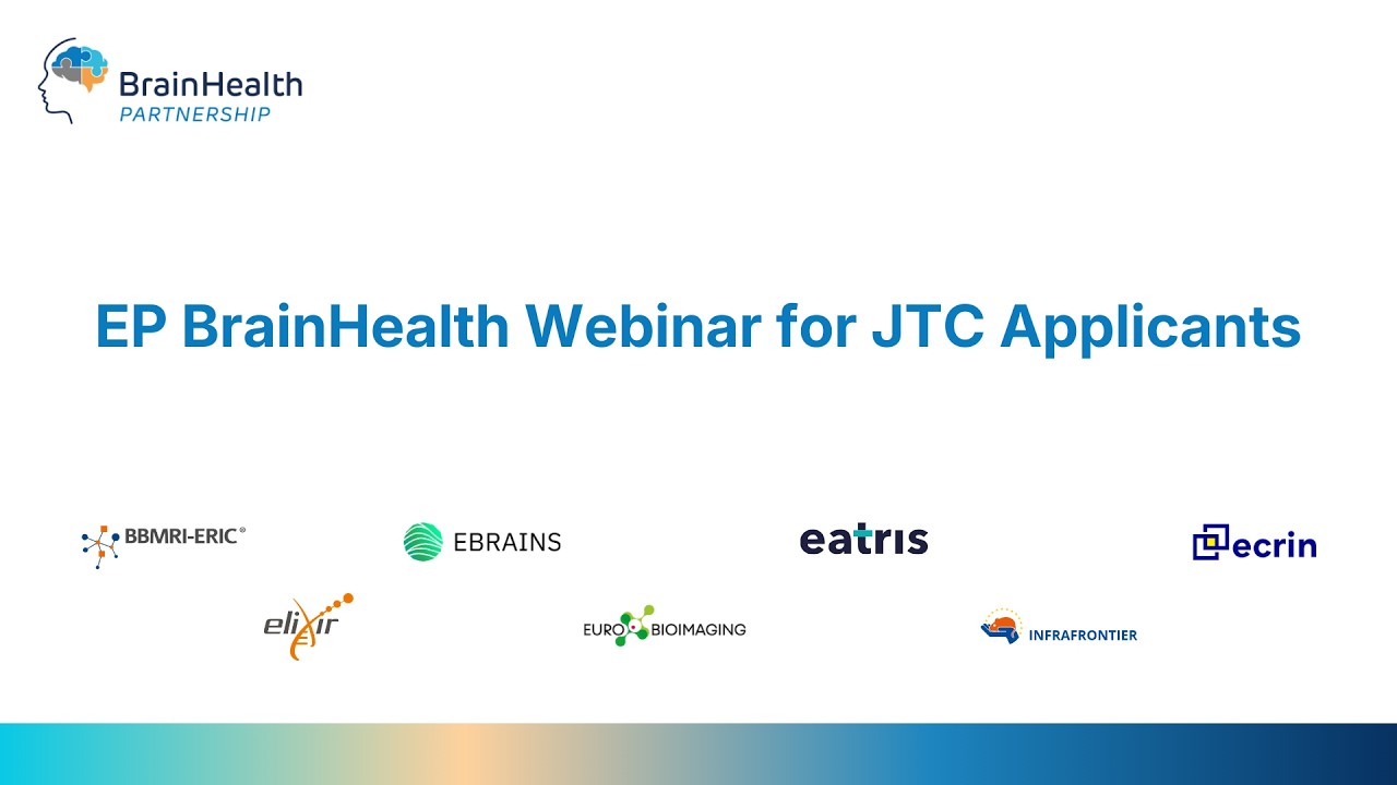 EP BrainHealth Webinar: Leveraging Research Infrastructures for the Joint Transnational Calls 2026