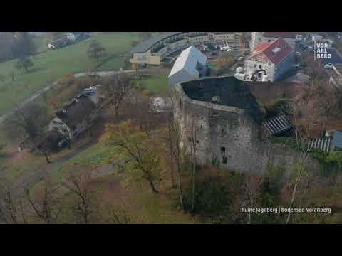 Ruine Jagdberg – Vorarlberg von oben