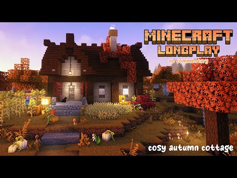 UNICORN INVASION!! Cozy Cottage Minecraft Longplay 🍂