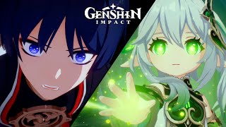 Scaramouche vs Nahida Cinemática ｜ SUMERU ｜ Misión de Arconte de Genshin Impact