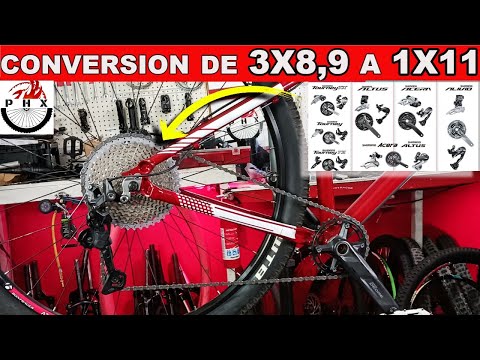 SHIMANO DEORE M5100 3X8.9 TO 1X11 CONVERSION - NEW