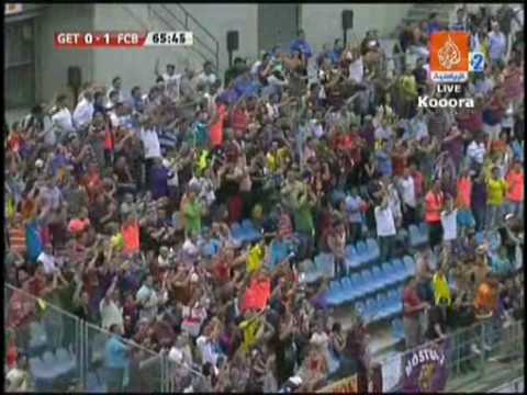 Getafe 0 - 1 Barcelona  |   On 12-9-2009