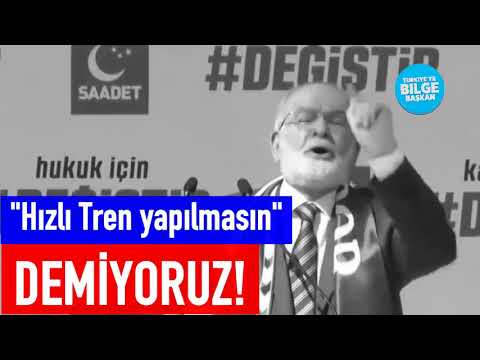 "Hızlı Tren Yapılmasın Demiyoruz ama..."