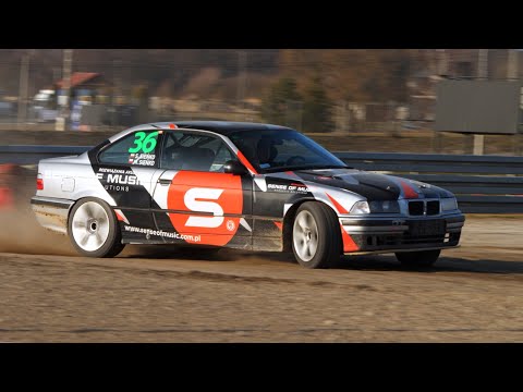 Szymon Sieńko, BMW E36 - Szutrowy Puchar Toru Słomczyn - 1 runda, 08.03.2025