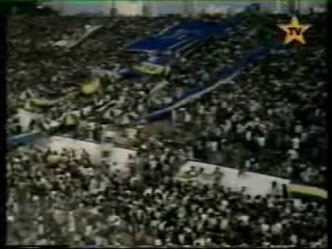 "LA BARRA DE BOCA EN AVELLANEDA 1992,JOSE BARRITA,40000 DE VISITANTE,CRAZY HOOLIGANS OF BOCA JUNIORS" Barra: La 12 &bull; Club: Boca Juniors