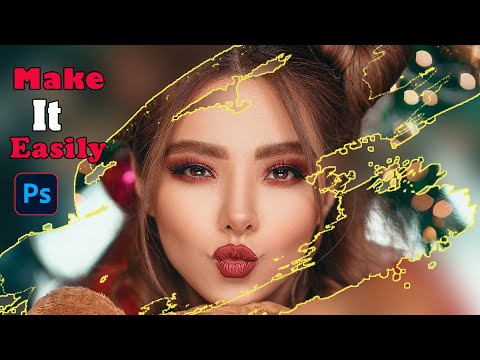 How To Make splatter Photo Effect in Photoshop cc. Maria tech-HD #photoshop cc tutorial