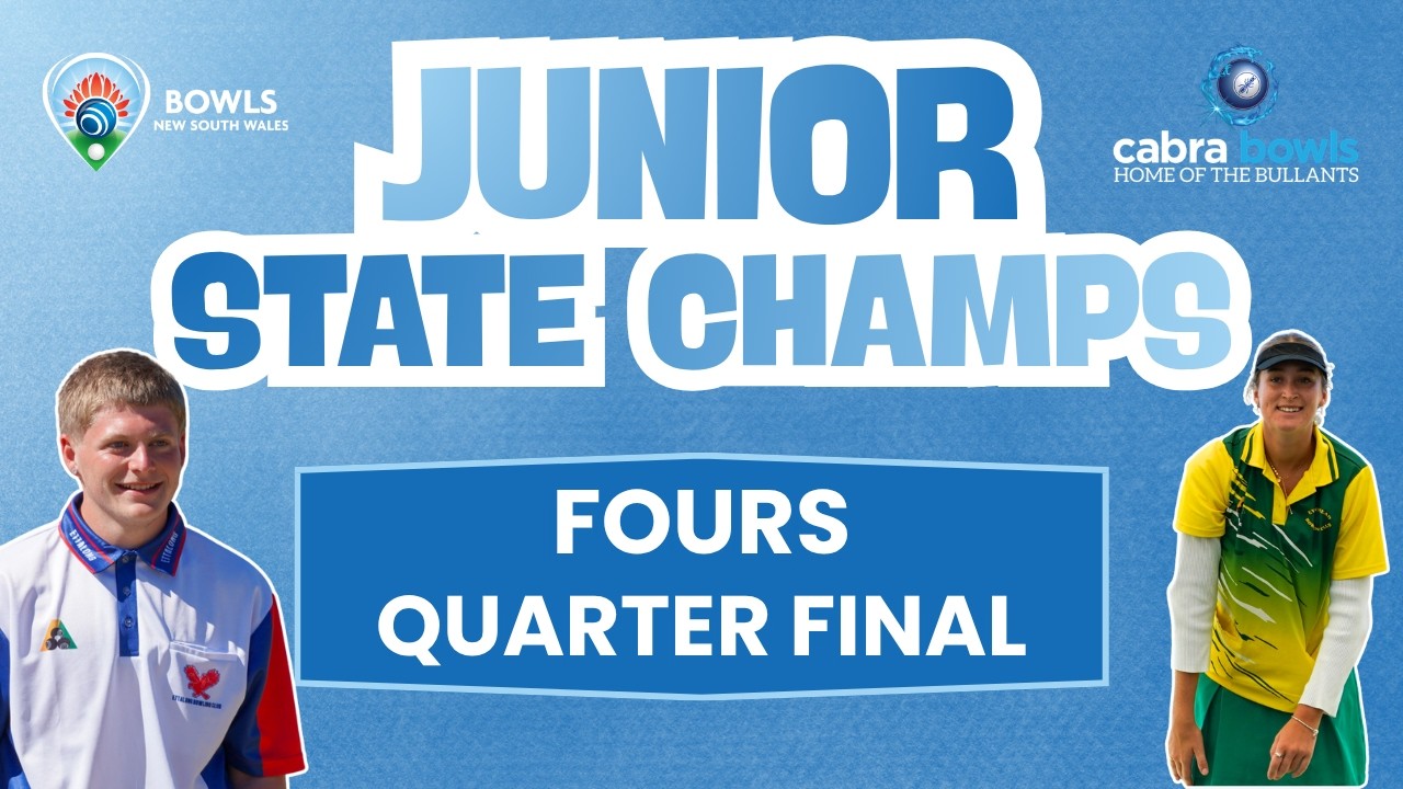 📺 LIVE | 2025/26 Junior State Championships | Fours Quarter-Final