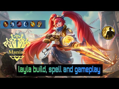Layla's 1 hit damage, late game monster marksman + Maniac game play