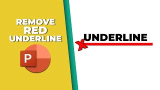 How to remove red underline in PowerPoint