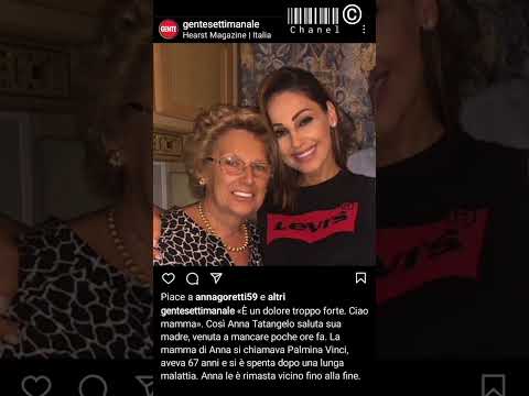 È MORTA LA MAMMA DI ANNA TATANGELO #shorts #annatatangelo #tatangelo #notizie #news #musicaitaliana
