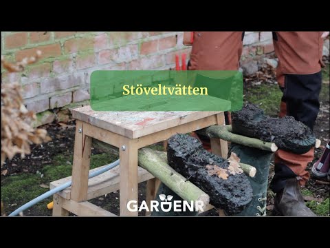 Stöveltvätten - Trädgårdshacks med GardenR