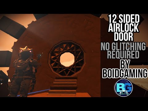 No Man's Sky Frontiers Base Tips/Tricks, 12 Sided Airlock Door Tutorial (No Glitching) Boid Method