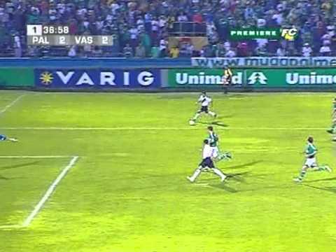 Palmeiras 4x2 Vasco Brasileiro 2006 11ª Rodada