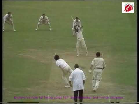 The Great Sunil Gavaskar Vs England - 1st Test @ Lords July 22-27,1971