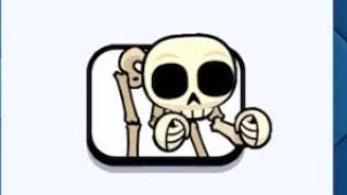 Getting the new Giant Skeleton Rage Challenge emote in Clash Royale!
