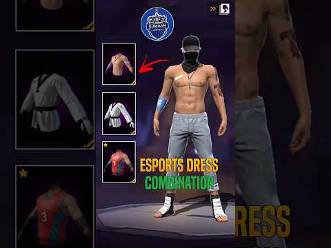 TOP 5 ESPORTS DRESS COMBINATION 🔥💀 !! FREE FIRE ESPORTS DRESS UP PART 1