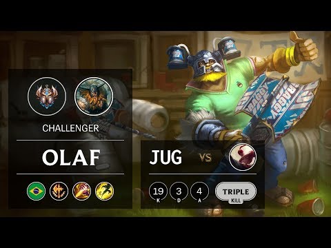 Olaf Jungle vs Lee Sin - BR Challenger Patch 9.24