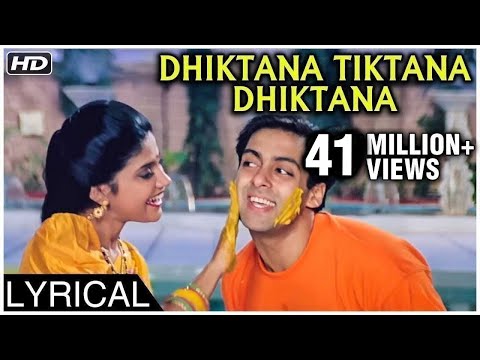 Dhiktana Tiktana Dhiktana | Lyrical | Hum Aapke Hain Koun | Salman Khan, Madhuri Dixit, Renuka | SPB