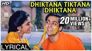 Dhiktana Tiktana Dhiktana | Lyrical | Hum Aapke Hain Koun | Salman Khan, Madhuri Dixit, Renuka | SPB