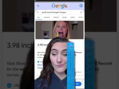 Women with Longest Tongue - World Record Breaker