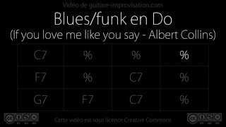 Blues-funk in C (If you love me like you say - Albert Collins)