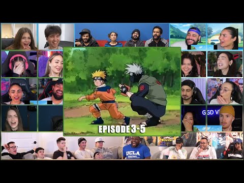 Reacciones de los episodios 3-5 de Naruto | Naruto