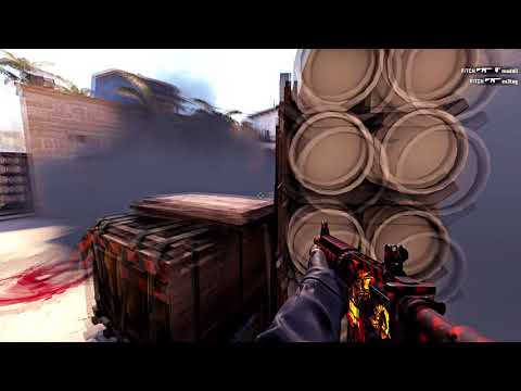 Gambit Fitch's 4K with M4A4 and AK-47 on Mirage vs Heroic @ WCA 2017