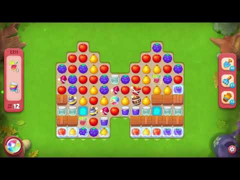 Gardenscapes 2211 Hard Level - 15 moves - NO BooSTERS