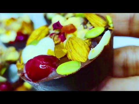 Chocolate Florentine Recipe | Chocolate Dry Fruit Cup | Florentine Cookies | Florentines  | Cookies