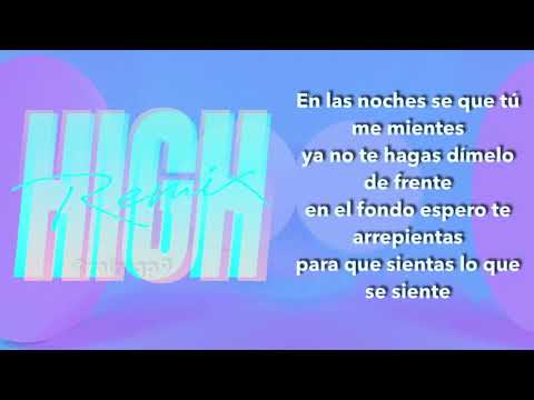 Maria Becerra x TINI x Lola Indigo - High Remix (LETRA)