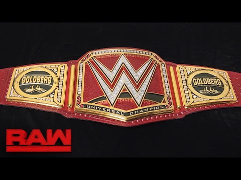 VIDEO: Goldberg Gets His Custom Championship Plates
