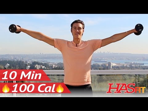 10 Min Upper Body Barre Workout at Home w/ Zachary Fiorido’s Beauty and the Fit - Pure Barre Method